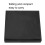 6 LED Mini Specchio Tascabile Pieghevole Nero 7x7x1 cm 7