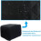 Dustproof Quilted Toaster Cover for 24 Slice Toasters, Durable Easy Clean Gray Protector 4