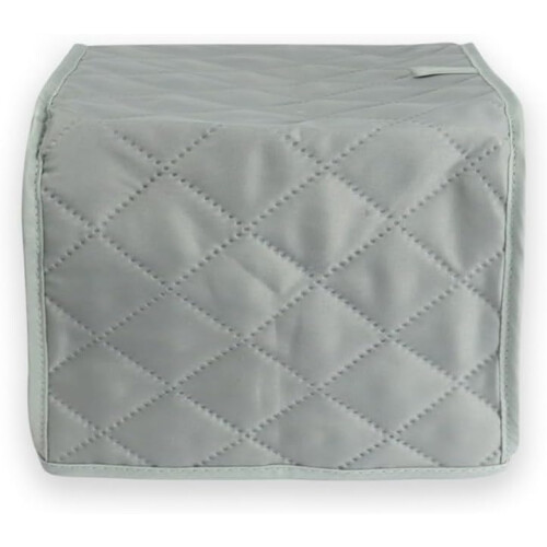 Dustproof Quilted Toaster Cover for 24 Slice Toasters, Durable Easy Clean Gray Protector 1
