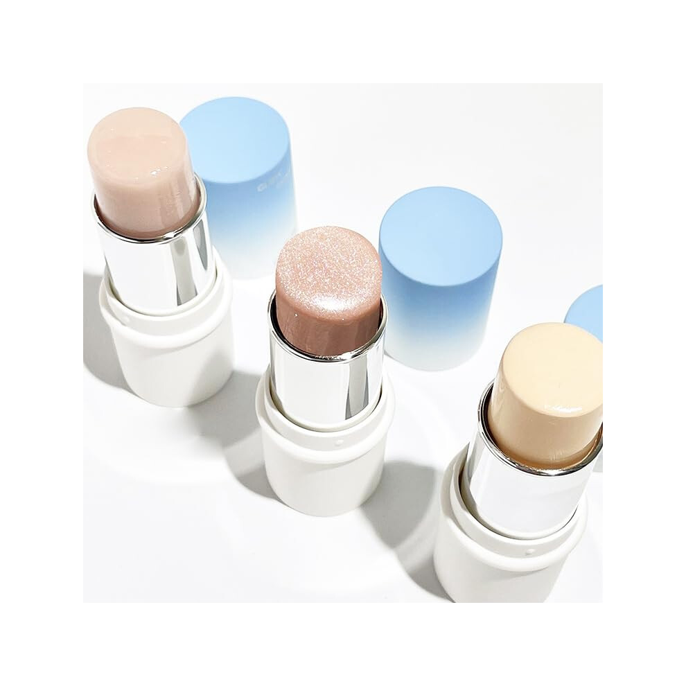 3 Pcs Highlighter Stick Set Shimmer Matte Glossy Face Highlighter Balm Smooth Hydrating Long Lasting