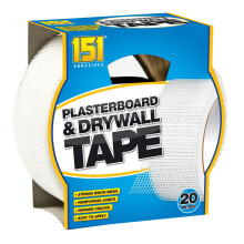 151 Diy Plasterboard White Strong Mesh Tape, 20 Metre Roll