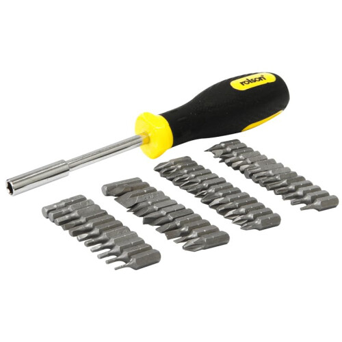 Rolson Rolson 51 pc Screwdriver & Bit Set (Chrome Vanadiu 1