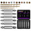 9PCS Damaged Screw Extractor Set, Hardness 63-65HR 1