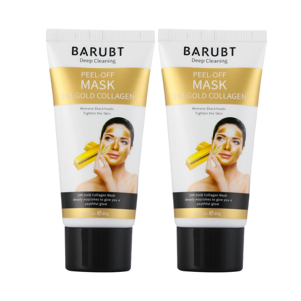 24K Gold Face Mask 2PCS Anti Aging Hydrating Peel Off for Blackheads Radiance and Lifting-image-OPC-PR5JGWD-NEW