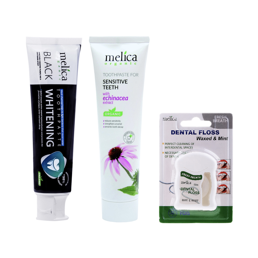 Melica Black Organic Whitening Toothpaste Charcoal