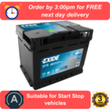 EL600 EXIDE EFB Car Battery 027EFB 3 Years Warranty
