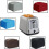 Dustproof Toaster Cover for 24 Slice Toasters Quilted Red Polyester Protective Kitchen Decor 2
