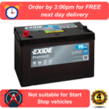 EA955 EXIDE PREMIUM CAR BATTERY 250TE