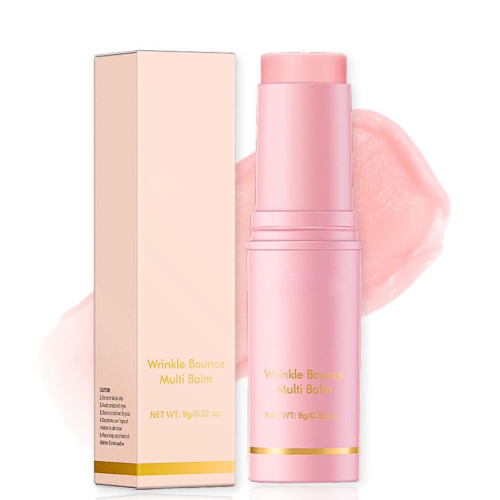 Wrinkle Balm Stick for Under Eyes and Lips, Deep Hydration AntiAging Moisturizing Primer