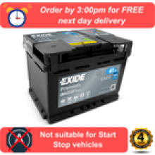 EA612 EXIDE PREMIUM CAR BATTERY 075TE