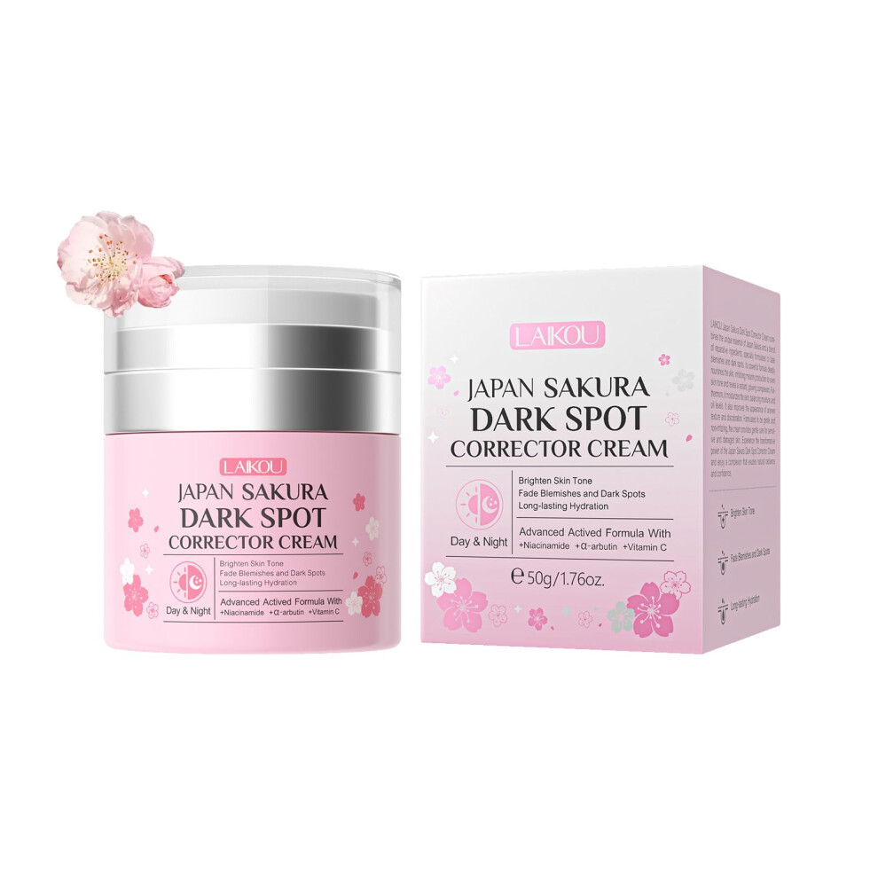 Cream Day Night Face Japan Sakura Women Skincare Moisturizer, Hydration Glowing Skin (50Ml)