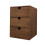 Wood Storage Box ThreeLayer Desktop Organizer For Home Use SpaceSaving 1