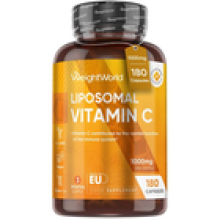 Liposomal Vitamin C 180Capsules Immune support Tiredness fatigue Vegan