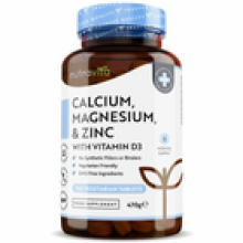 Calcium Magnesium Zinc Vitamin D3 365 Pills Bone Osteo Complex Supplement