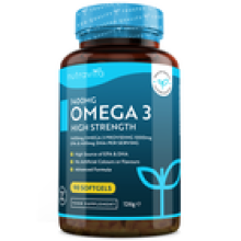 Omega 3 1400mg 1000mg EPA 400mg DHA Brain Heart Vision 90 capsules