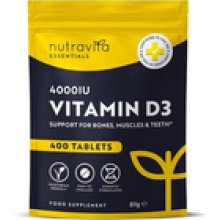 Vitamin D Tablets 4000 IU Vegetarian Vitamin D3 4000 IU 400 Tablets