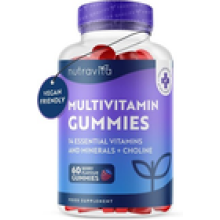Multivitamin Gummies for Women Men 60 Vegan Gummies 14 Vitamins Minerals