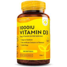 Vitamin D 1000IU Tablets 365 Vitamin D3 Supplements High Strength UK Vit D