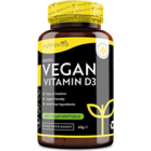 Vegan Vitamin D 1000IU High Strength 180 Softgels Immune Bone Muscle Support