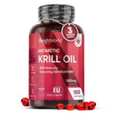 Antarctic Krill Oil 180Capsules 1200mg Astaxanthin Omega 3 Heart health