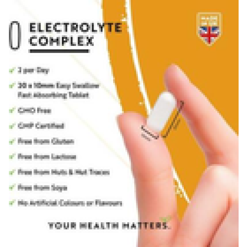Electrolyte Complex with Magnesium Potassium Calcium 240 Vegan Tablets 2