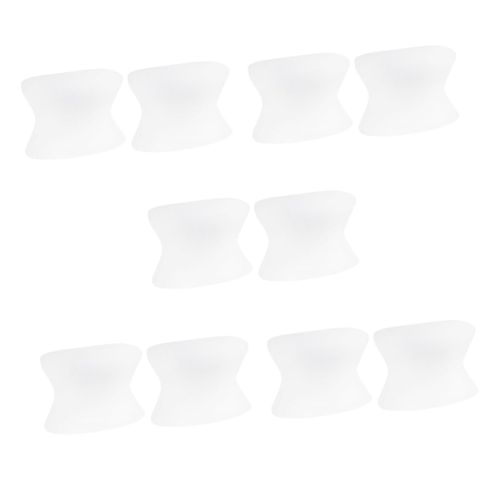 Toe Separators 5 Pairs Soft SEBS Washable Reusable for Foot Pain Relief and Proper Alignment