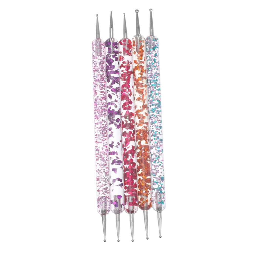 Nail Art Rhinestone Picker and Dotting Pen Set 5pcs for Precise Placement and MultiSurface Design