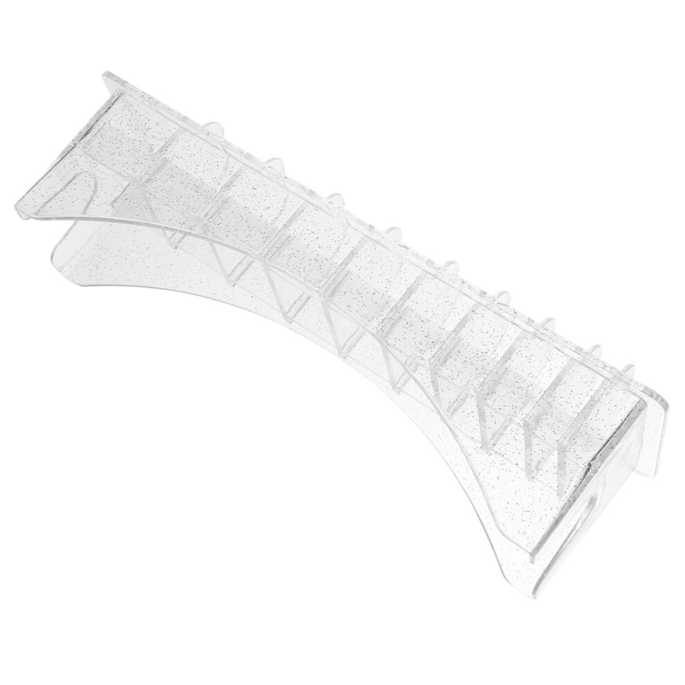 Clipper Guard Organizer Box with 10 Grids for Barbers, Secure Hair Clipper Comb Storage Case