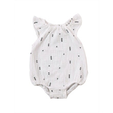 (B, 70 cm) Summer Baby Jumpsuit,Floral Print Toddler Playsuit,Short Sleeve Bodysuit,Cotton Linen Breathable Romper