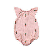 (D, 70 cm) Summer Baby Jumpsuit,Floral Print Toddler Playsuit,Short Sleeve Bodysuit,Cotton Linen Breathable Romper