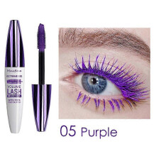 (05 PURPLE) Volumizing Mascara,Colorful Mascara Base,Purple Blue White,Long-Lasting,Curl Enhancing Lash Lift,Make Up
