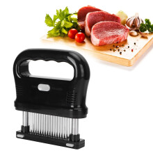 Meat Tenderizer Tool with 48 Stainless Steel Needles for Beef, Pork and Chicken, Ergonomic Grip