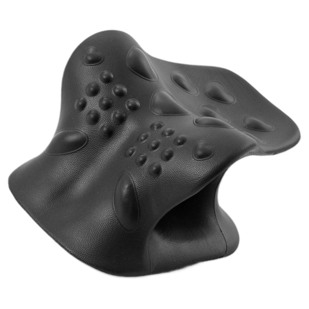 Black Cervical Traction Device Cervical Spine Stretcher Pillow Spine Stretcher Pillow For Employees Sedentary People Students