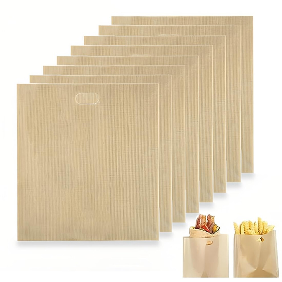 Reusable Toaster Bags Set for Sandwiches and Pizza Non Stick Microwave Grill Oven Safe
