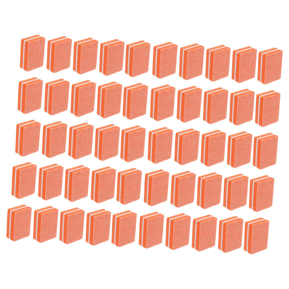 100pcs Mini Sponge Nail File Buffer Block for Manicure, Natural and Acrylic Nail Smoothing