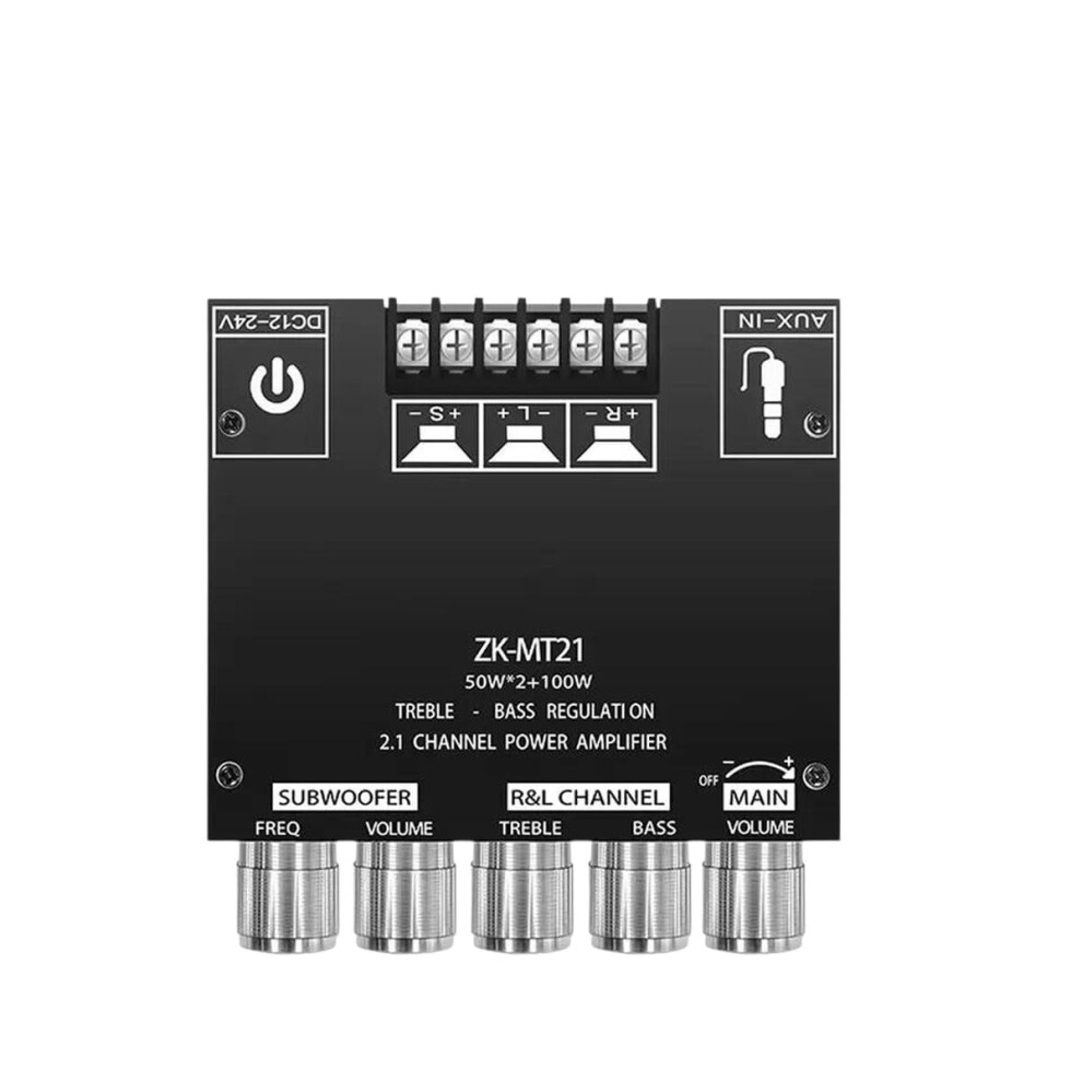 Bluetooth Subwoofer Amplifier 5.0 Cs8673e 2.1 Channel 50W X2 +100W Bass Stereo Audio Amp Board 9164114366030