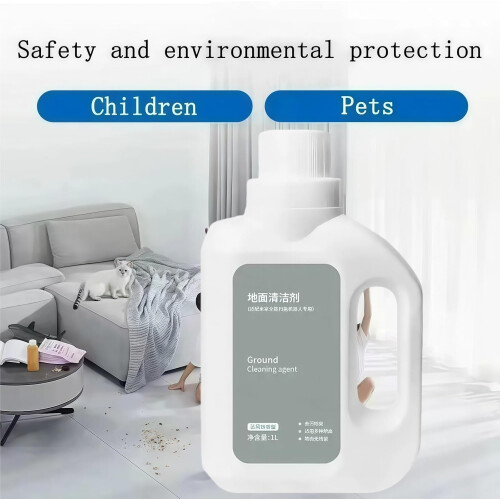 Floor Cleaning Solution Compatible with Xiaomi Vacuum, MultiSurface Cleaner Liquid 1L 2