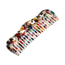 Wide Tooth Comb for Curly Hair with Gentle Detangling Rounded Tips Compact Travel Size Assorted Color