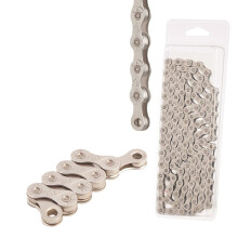 116 Link 10 Speed Stainless Steel Bicycle Chain for MTB Road EBike Wide Gear Compatibility
