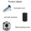 Mini Honey Refractometer Handheld Digital Moisture & Sugar Concentration Tester 12