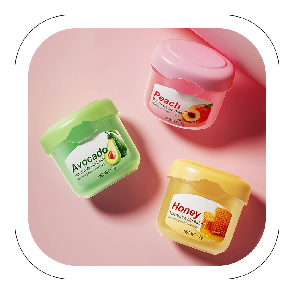 Honey Grapefruit Lip Balm and Natural Plumping Lip Oil for Deep Hydration, Smooth Lines, Gloss Finish