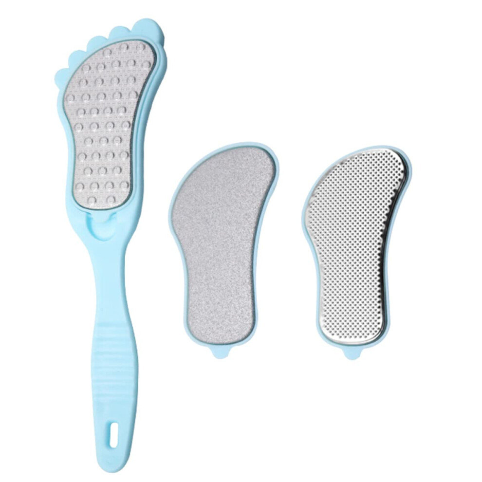 Ergonomic Metal Foot File and Rasp for Callus Removal and Dry Cracked Heels Home Pedicure