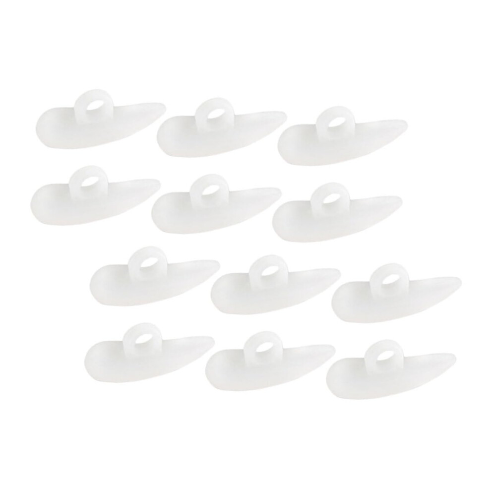 Gel Toe Separators and Hammer Toe Pads for Bunion Relief Foot Pain Cushioning White Sleeves