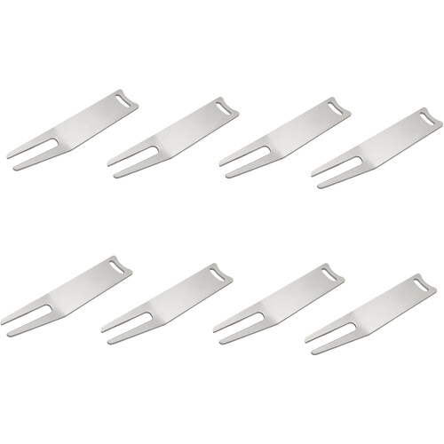 8Pcs Metal Golf Divot  Tool Set for Precise Green Maintenance with RustResistant Finish 1