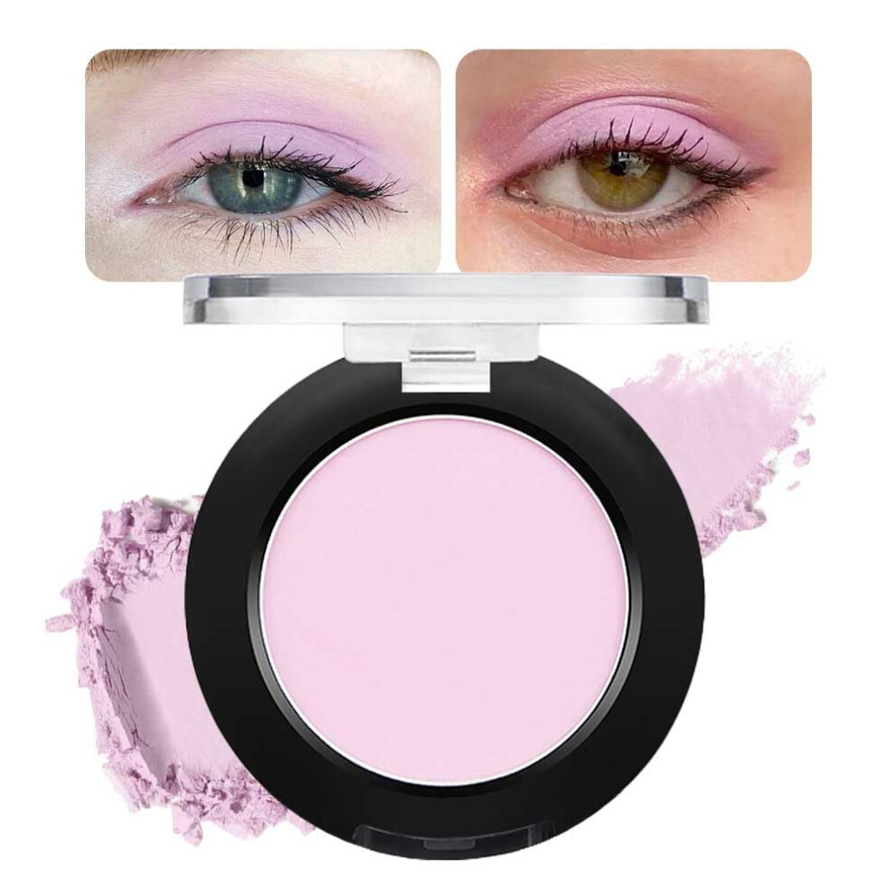 Cream Talc Vegan Matte Nude Eyeshadow Single Pan With Natural Matte Finish For Mature Women