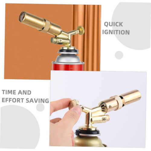 Butane Torch Head with Adjustable Flame Control for BBQ, Camping, Kitchen and Garden Use 1