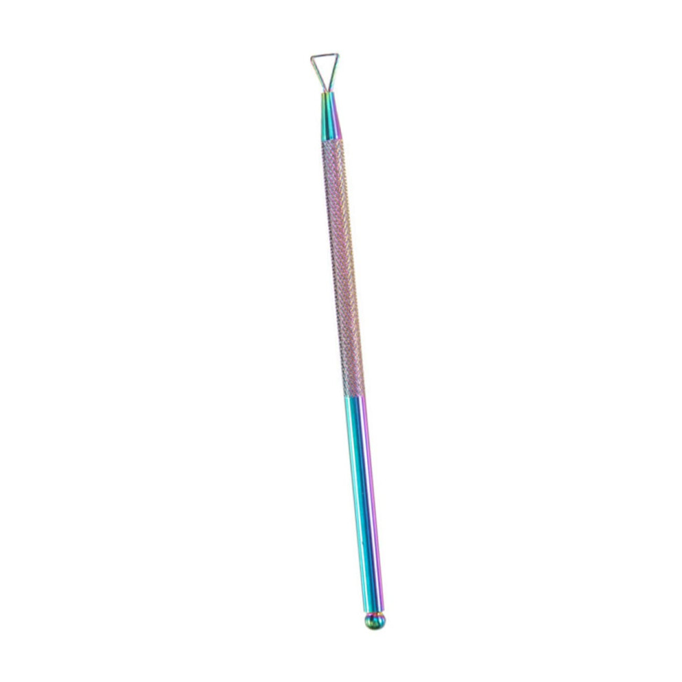 Cuticle Pusher Gel Nail Polish Remover with Ergonomic Grip for Professional Nail Care and Prep