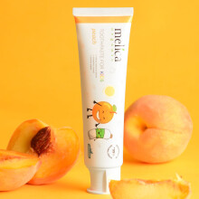 MELICA ORGANIC NATÜRLICHE Zahnpasta mit 99 % natürlichem Pfirsichgeschmack