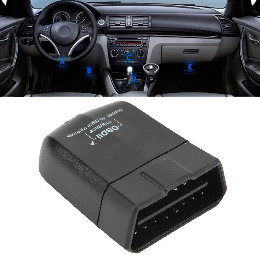 Wireless Obd2 Scanner Bluetooth Wifi Car Diagnostic Adapter For Android & Ios Black 8011382449723