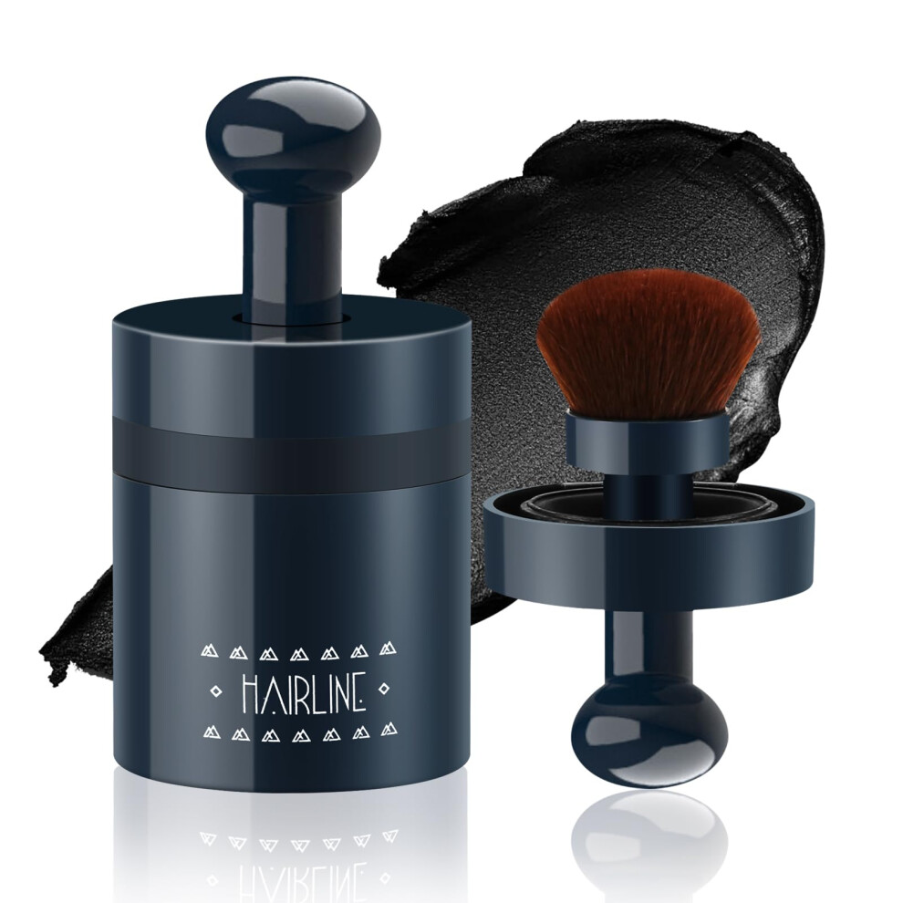 Gray Root Touch Up Powder With 360 Rotatable Brush, Waterproof Hairline Concealer For Instant Coverage